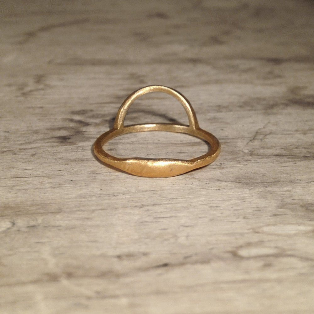 Tyyneys Ring Oxidized Silver