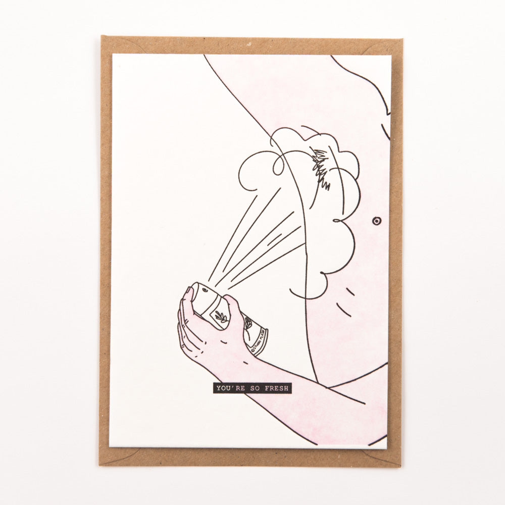 You’re So Fresh  - Letterpress Card