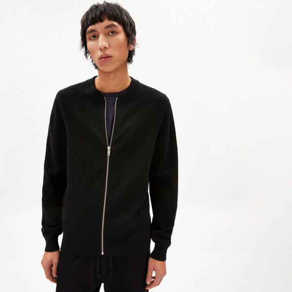 Aagadi Knit Cardigan Black Organic Cotton Size XXL