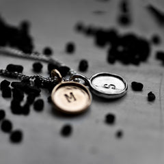 Vapaa Letter / Symbol Necklace Bronze or Silver