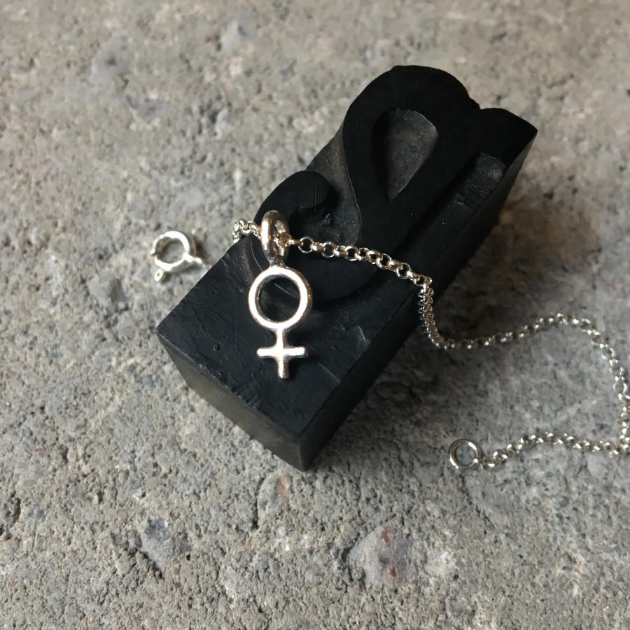 Minna Feminist Charm Bracelet Silver or Bronze