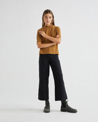 Dark Green Hemp + Organic Cotton Aidin T-Shirt
