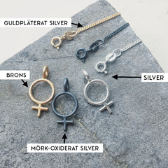 Ystävä Necklace Silver