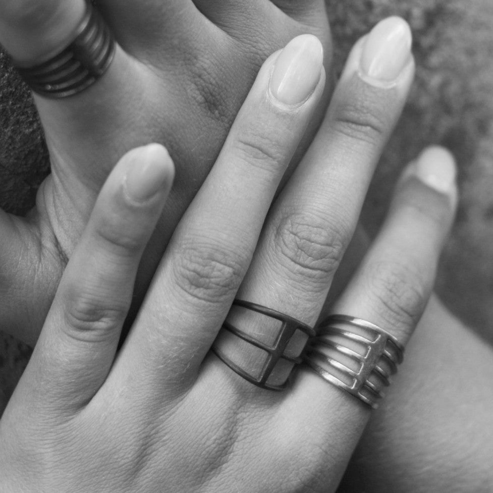 Huokaus Ring Silver
