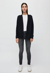 Maashaa Brown Knitted Cardigan in Organic Cotton Size L