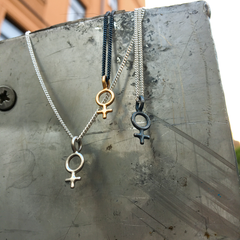 Minna Feminist Charm Bracelet Silver or Bronze