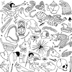 Mixed Stuff - Art Poster Print (A4)