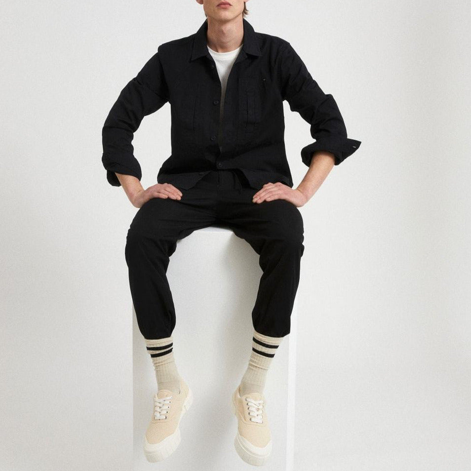 NAADIRO Shirt / Jacket Black Organic Cotton