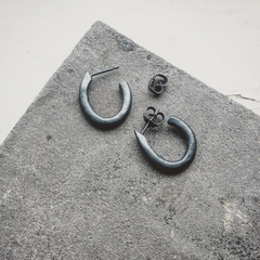 Runsas Hoop Earring Silver or Bronze