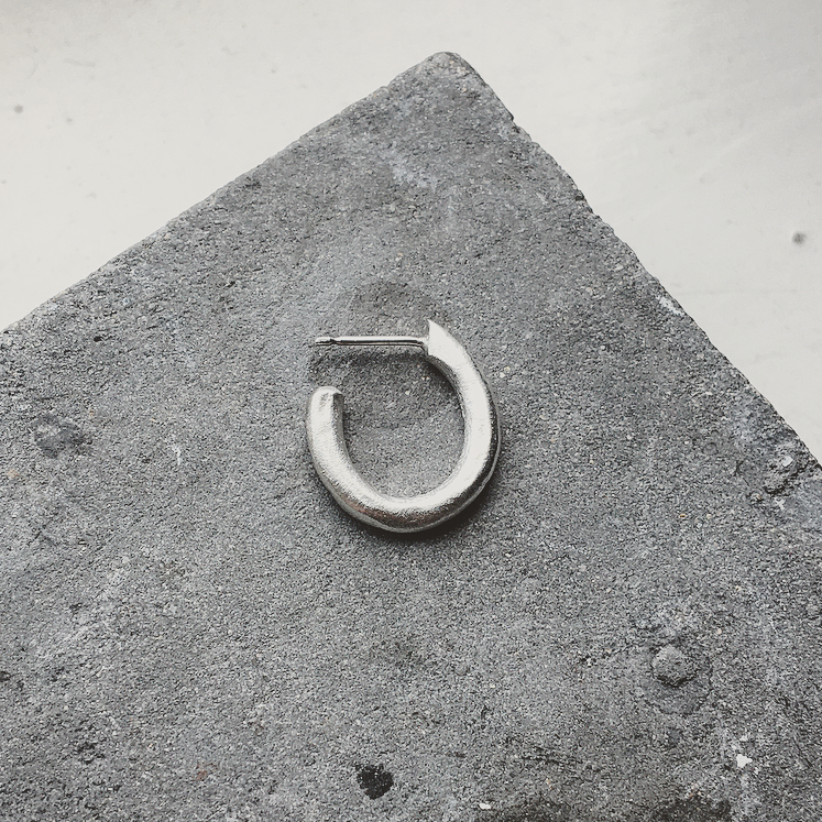 Runsas Hoop Earring Silver or Bronze