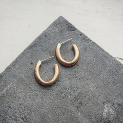 Runsas Hoop Earring Silver or Bronze
