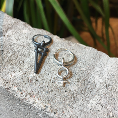Taru Earring Silver or Bronze