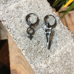 Taru Earring Silver or Bronze