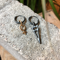 Taru Earring Silver or Bronze