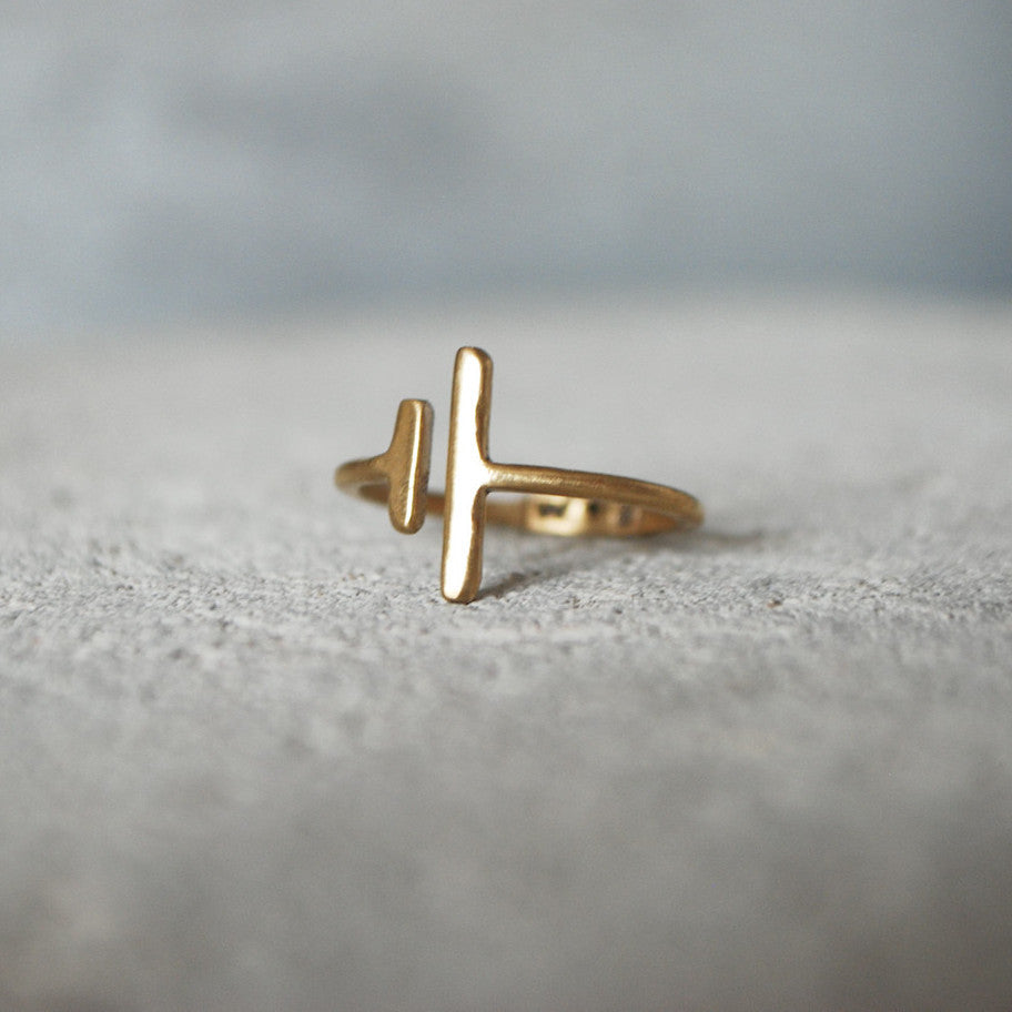 Viiva Ring Bronze