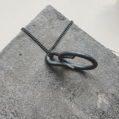 Kiivas Unisex Necklace Silver or Bronze