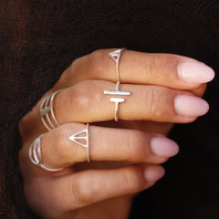 Viiva Ring Silver